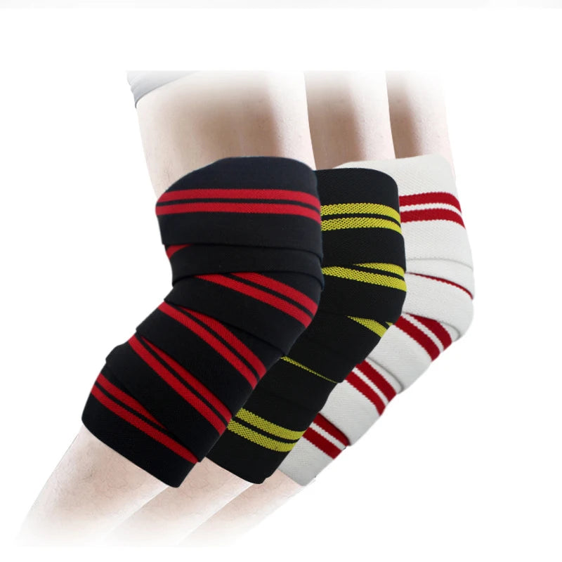 Weight Lifting Straps Guard Pads Sleeves Power Breathable Gym Bandage Knee Brace