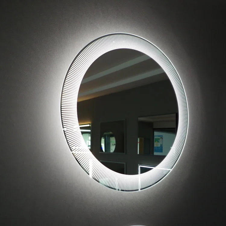 OEM ODM Modern Illuminated Smart Bathroom Mirror Metal Frame LED Cosmetic Mirror