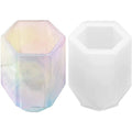 Silicone Pen Container Mold Epoxy Resin Silicone DIY Plant Pot Mold Makeup Brush Container Mold