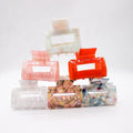 CANYUAN Custom Fashion Trendy Acetate Girl Hair Claw Clips New Summer Vocation Fresh Jaw Hair Clips for Women