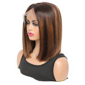 Raw Brazilian Hair Bob Wig Glueless Wig Straight Human Hair 12a Virgin Human Hair Wholesale