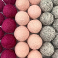 Custom Handmade Wool Felt Balls Pom Poms for DIY  Christmas Ornaments Flower Diffuser Felted Ball