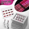 JTING Super Promotional Discount 12colors Reflective Disco Gel Polish Collection Silver Laser Set Box OEM Custom Design Brand