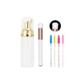 Low MOQ Plastic Foam Pump Bottle 50ml White Plastic Liquid Soap Bottle Lash Cleanser Bottle