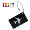 Promotion Gifts Baggage Label Tag Travel Accessories Suitcase ID Name Tag Metal Steel Wire Loop Anodized Aluminum Luggage Tag