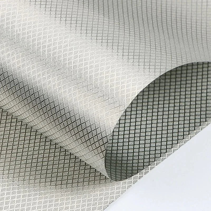 Hot Sale Diamond Plaid Pattern Faraday Cage Woven Copper Fabric Anti-Static Radiation-Resistant EMF Protection for Cars