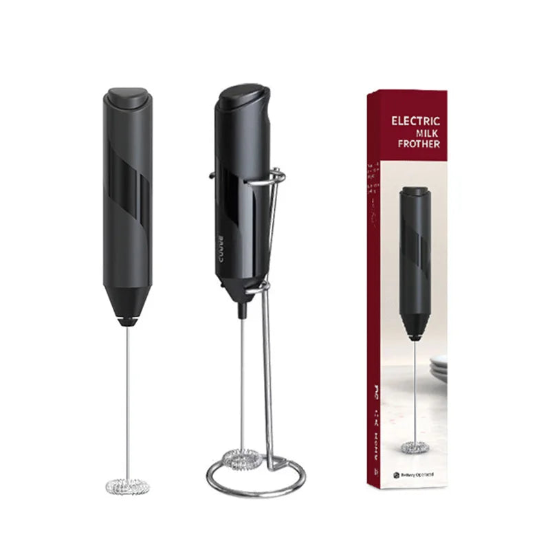 Hot Selling Coffee Tool Gadgets Battery Operated ABS Electric Milk Frother Handheld Coffee Foamer Blender Coffee Frother
