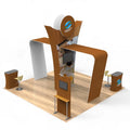 20ftx20ft Dye Sublimation Aluminum Tube Super Portable Easy Assembly Modular Trade Show Booth Display Stand Customized Color