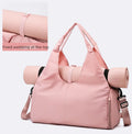 Custom Large Capacity Women's Yoga Duffel Bag Waterproof Oxford Sports Handbag Zipper Fashionable Multi-Purpose Outdoor Storage