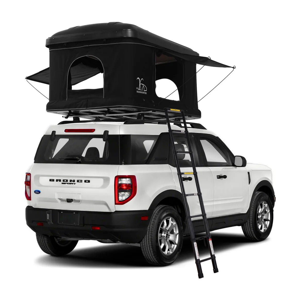 Origin Camping Supply Rtt Overland Bed Tents Box Rooftop Tent with Ladder and Mattress