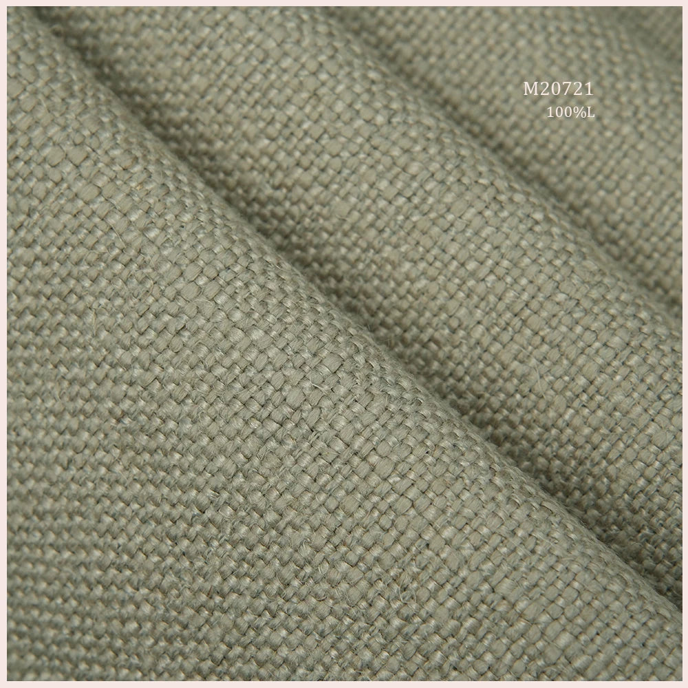 Classic Elegance Upholstery 100% Linen Fabric for Sofa Curtain Cushion Panel Furniture