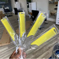 Free Logo Custom Packaging Plastic Lotion 2in1 Rat Tail Edge Control Brush for Women