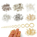 100pcs/bag 4/5/6/7/8/10mm Jump Rings Split Rings Connectors for Diy Jewelry Finding Making Accessories