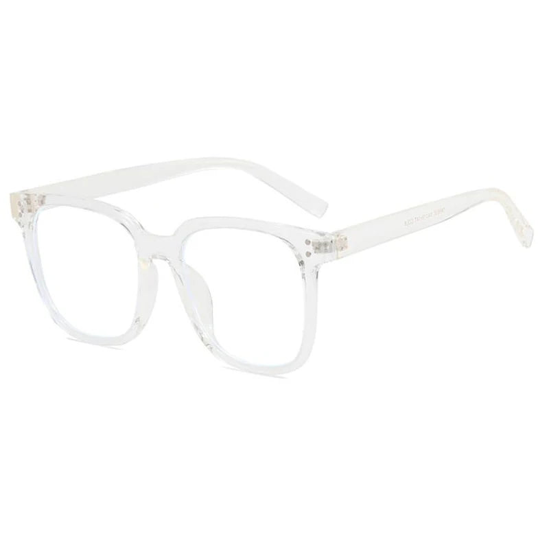 Fashion Anti-blue Light Glasses TR90 Transparent Optical Frames Ready to Ship Block Blue Light Glasses 2024