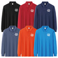 DOVEARK Customized Embroidery Logo Summer S-6XL 100% Combed Long Staple Cotton Long Sleeve Men and Women Unisex Polo Shirt