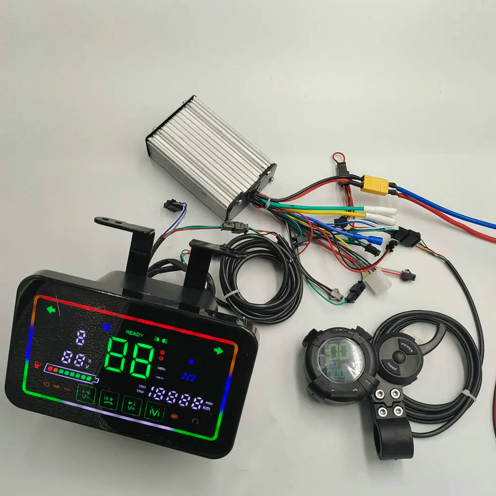 48V60V20A Controller+MIDDLE Display Screen+SHIFTER+horn and HOLDER Electric Bicycle Accessories SCOOTER DIY PART KIT
