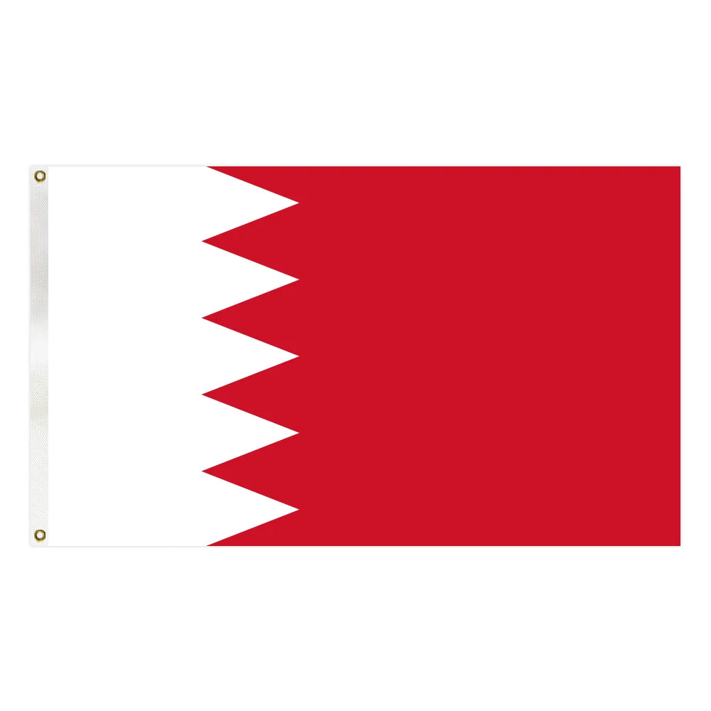 3x5FT Polyester Cheap Price Bahrain Country Flag and National Flag With Two Grommets