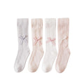 Wholesale Fashion Tights Kids Baby Pantyhose Cotton Thin Spring Summer Girls Bow Stocking