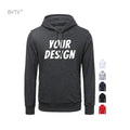 Clothing Manufacturers Custom Hoodie Pullover Embroidered logo Plain Cotton Hoodie Black Men's Hoodies Unisex