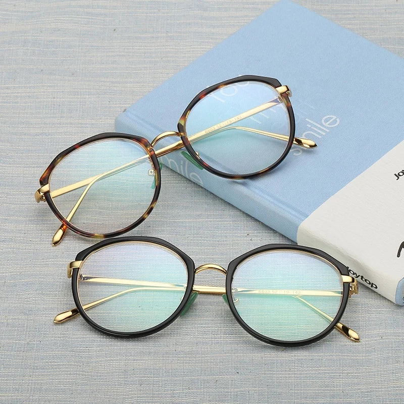Factory Price Anti Blue Ray Prescription Eyewear Pc Metal Irregular Frame Glasses Adult Women Optical Lens Eyeglasses Frames