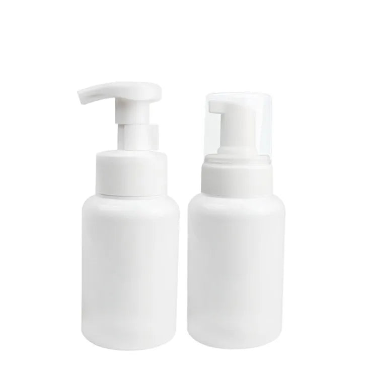 Large 250ml/500ml Plastic Foam Shampoo Dispenser Pump Bottle with Screw Cap for Facial Cleanser