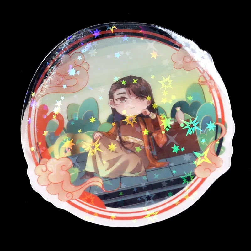 Vograce Kiss Cut Custom Printing Stickers & Decals Waterproof Holographic Clear Vinyl Label Anime Logo Sticker
