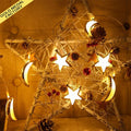 Ramadan Lights 2026 Muslim Eid Mubarak Ramazan Kareem Holiday Decorations Ramadan Kareem Hanging Moon Star Fairy String Lights
