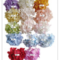 54 Triangle Petals Good Quality Big Size Silk Hydrangea Flower Heads Flower Wall Decoration Hydrangea Artificial Flower