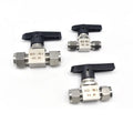 304 Stainless Steel American Style Ferrule Ball Valve High Temperature Corrosion Resistant Pneumatic Gas Compatible Straight