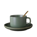 Ins Style Matte Afternoon Tea Coffee Set Ceramic Coffee Mug with Handle