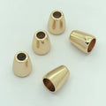 Drawstring Cord End Stopper for Swimwear Gold Alloy Metal New Waterproof Cord Lock Blank Zinc Alloy Custom Logo Nickel-free