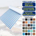 XYF 2400*900mm EVA Foam Eco-Friendly Anti-Slip 6mm Thick Floor Marine Decking Sheet Blue Grey Modern Design Outdoor Use Phontoon