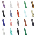 Wholesale Various Natural Gemstone Healing Stones 10*5mm Hexagon Column Crystal Wand for Home Decoration
