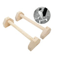 FDFIT LOGO Fitness Longer Wood Push up Handles Wooden Parallel Bars for Gym Home Body Training