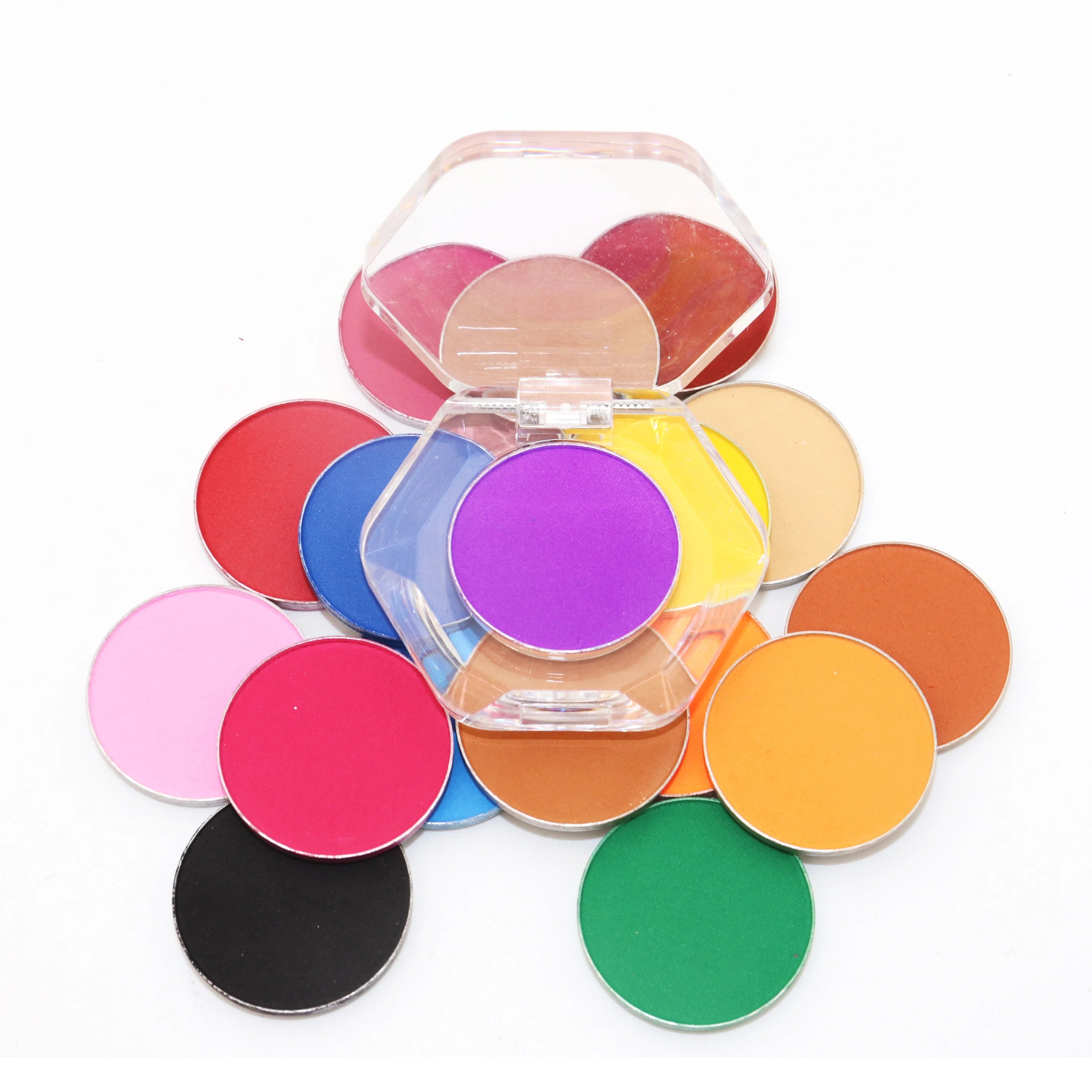 Create Your Own Shape Pigmented Eyeshadow Pallette Private Label Eyeshadow