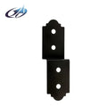 Black Powder Coat Sheet Metal Angle Brackets Wood Connector Hardware Metal Bracket for Timber Customizable to Any Size