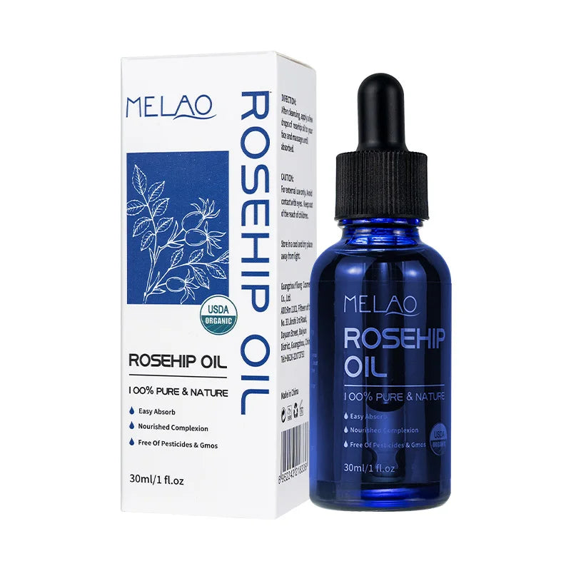 Private Label Light Therapy Face Body Nail Hair Skin OEM Massage Rosehip Moisturizing Face Oil