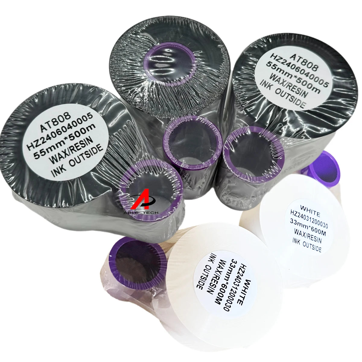 Low Cost Replacement ABLE Tech TTO Ribbon Ink Outside Ink Inside