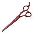 Professional Red New Fashion Design Beauty Barber Scissors Flat Scissors Tooth Scissors