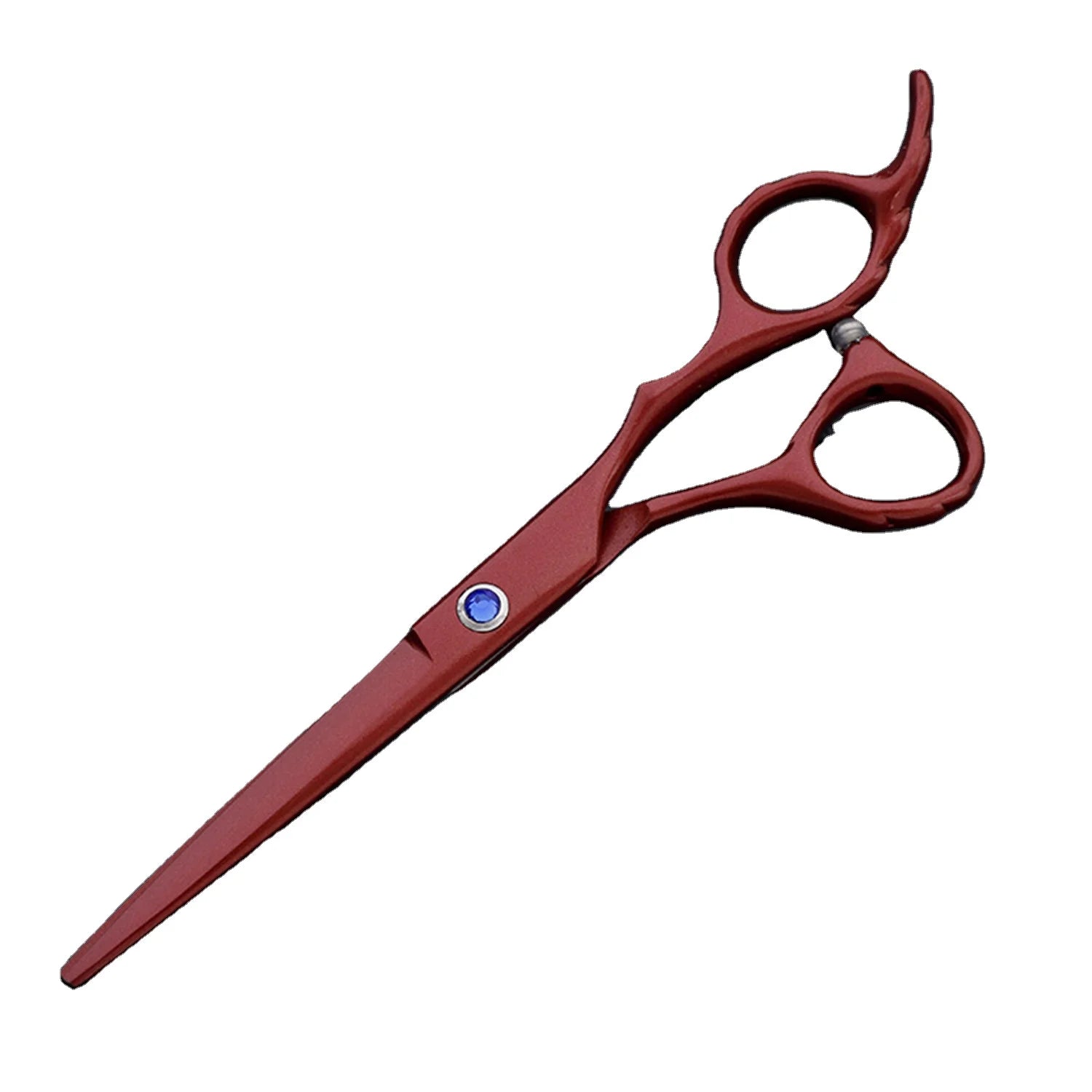 Professional Red New Fashion Design Beauty Barber Scissors Flat Scissors Tooth Scissors