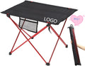 Woqi Ultralight Small Folding Camp Desk for Outdoor Quick Setup Foldable Aluminum Frame Portable Camping Table