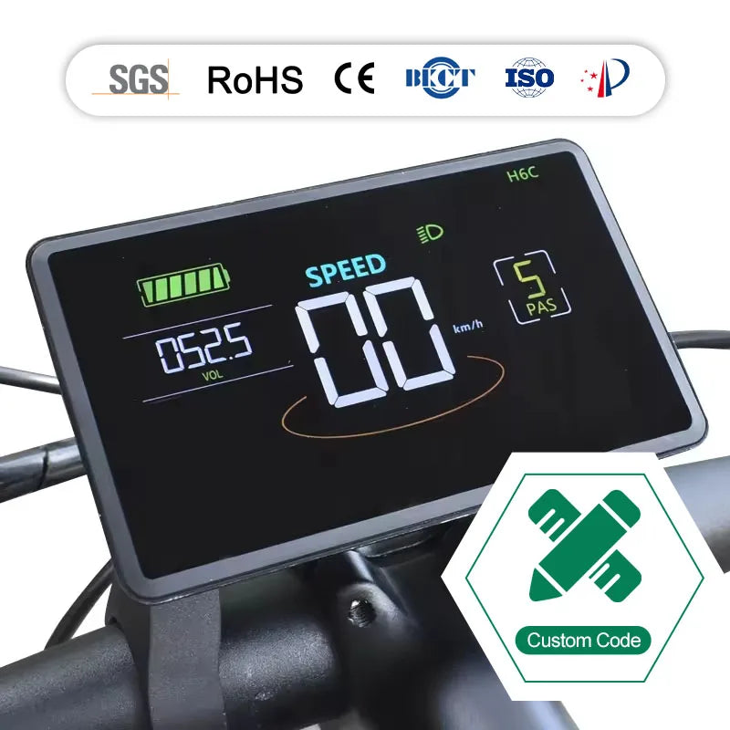 Electric Bike Computer Waterproof Multifunctional Automatic Backlight Portable Cycling Bicycle Computer E Bike Accessories