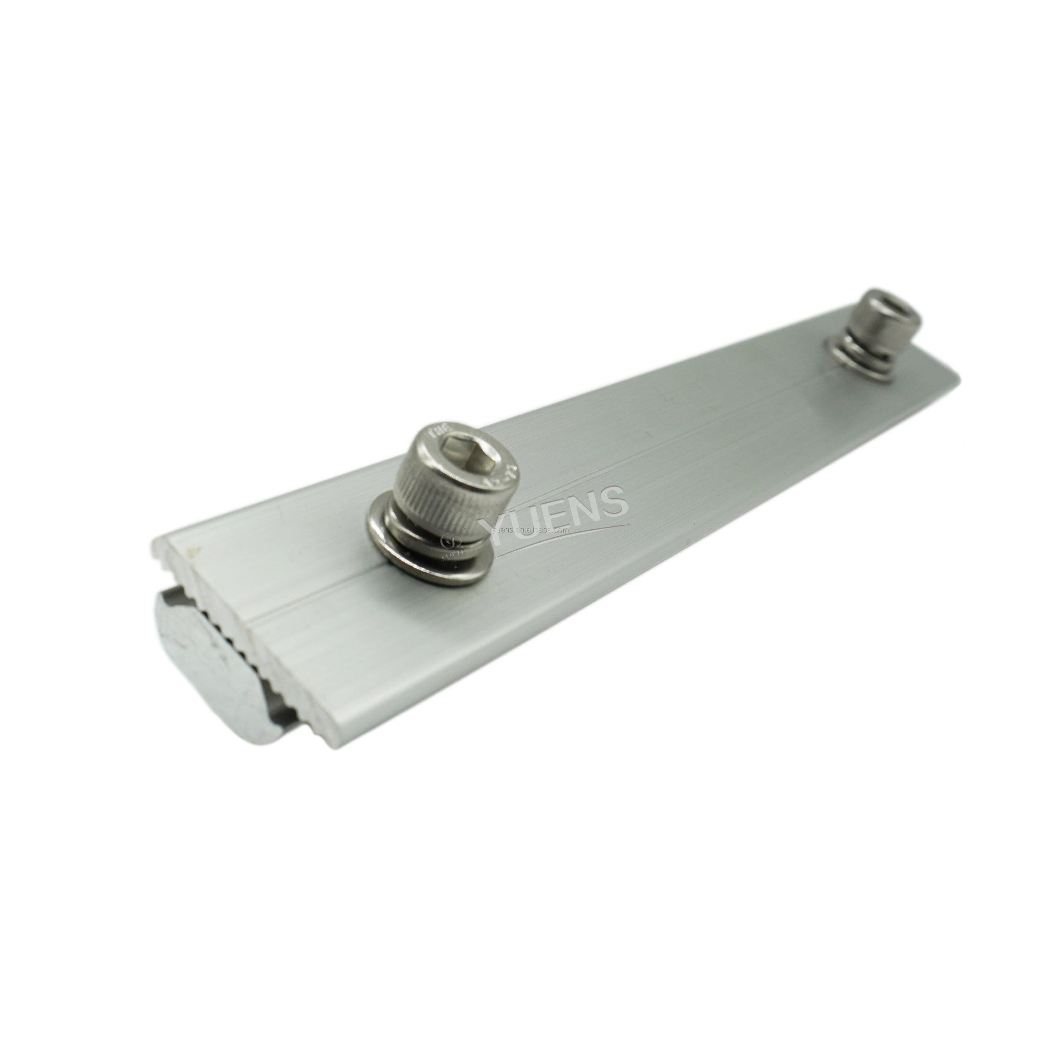 AL6005-T5 Yuens Aluminum Solar Roof Mounting Rails Splice Kit Rail Connector ISO/CE Certified