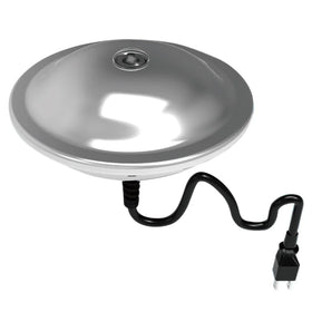 Heto Modern Stainless Steel Durable Garden Water Heater Fish Heating Pond De-icer IP68 Rated Dry Burn Protection 10m Cord Pet