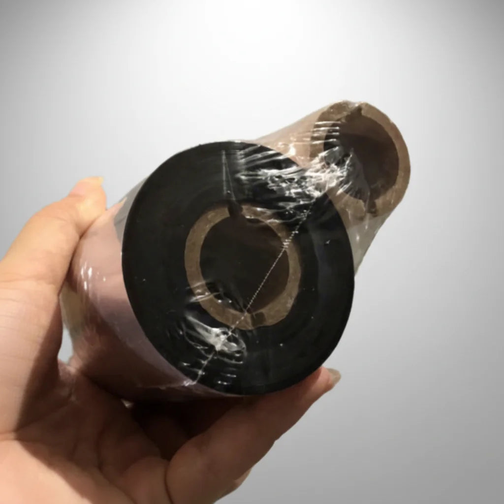 Wax-Resin Thermal Transfer Ribbon Roll 1/2" Core Ink Out Barcode Ribbon Resin Ribbon for Thermal Printer