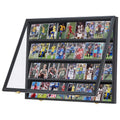 Hot Sale 36 Graded Sports Card Display Case Wall Display Holder for Basketball Football Trading Cards-Made of Wood Frames