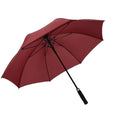 Red Advertise High Quality Business Promotion Custom Color Printing Golf Umbrellas 8K Strong Fiberglass Golf Umbrella Windproof