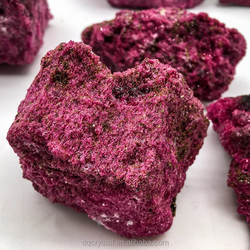 Wholesale Natural Gemstone Ruby Crystal Raw Specimen Crystal Rough Stone for Decoration