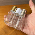 10ml 15ml 20ml Rounded Thick Glass Bottle Crimp Neck Perfume Spray Bottle with Cap