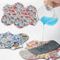 Mini 18*18cm Digital Printing Graphene Lining Feminine Menstrual  Organic Reusable Sanitary Period Pads Hygiene Panty Liner